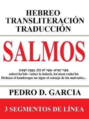 Salmos--Hebreo Transliteración Traducción - ebook